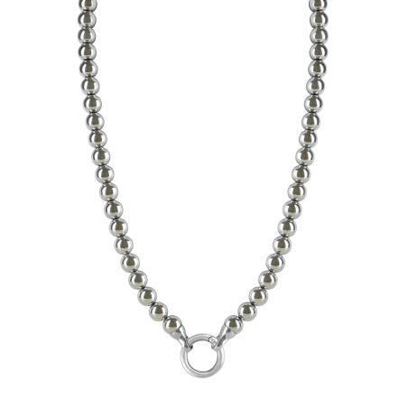 CHANGE NECKLACE - SILVER HAEMATITE