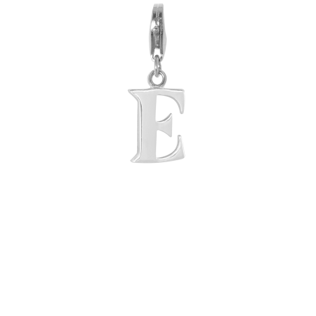 CHARM PENDANT - LETTER "E"