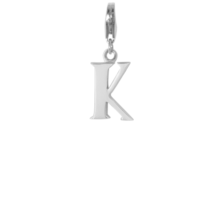 CHARM PENDANT - LETTER "K"