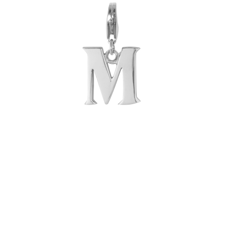 CHARM PENDANT - LETTER "M"