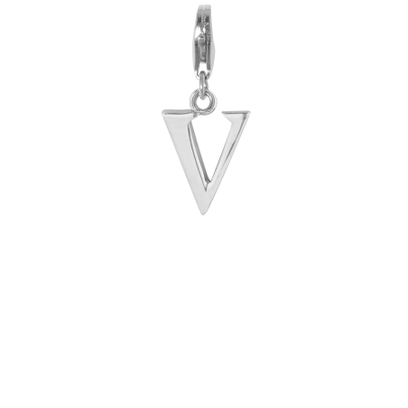 CHARM PENDANT - LETTER "V"