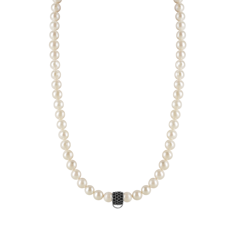 Freshwater pearl 925 sterling silver charm necklace