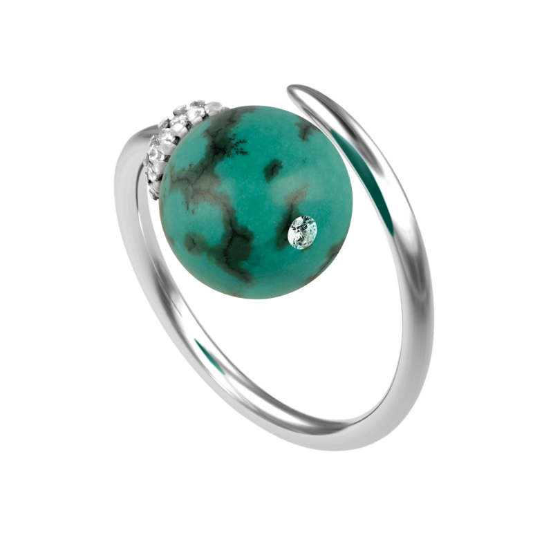 Turquoise 925 sterling silver ring