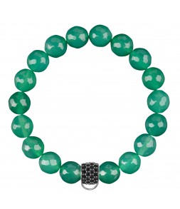 CHARM BRACELET- GREEN AGATE