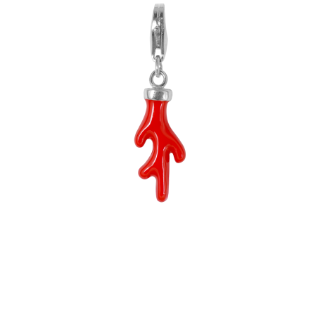 CHARM PENDANT - CORAL