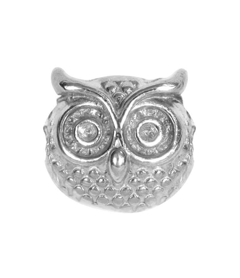 Owl 925 sterling silver bead