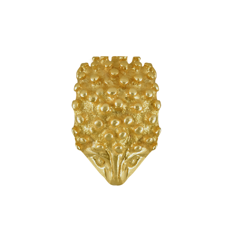 Alia for You 925 sterling silver, gold plated hedgehog bead