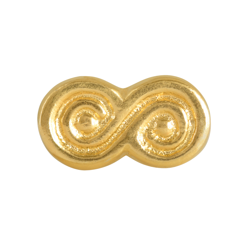 Alia for You 925 sterling silver, gold plated infinity bead