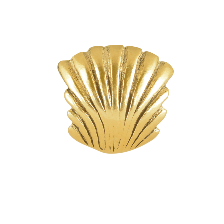 BEAD - SCALLOP SHELL