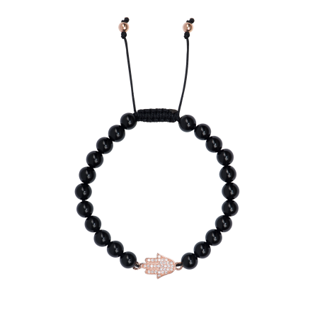 BRACELET - SHAMBALLA WITH HAND OF FATIMA