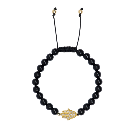 BRACELET - SHAMBALLA WITH HAND OF FATIMA