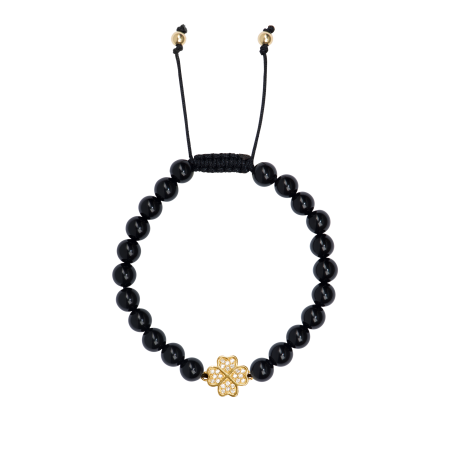 BRACELET - SHAMBALLA WITH CLOVER