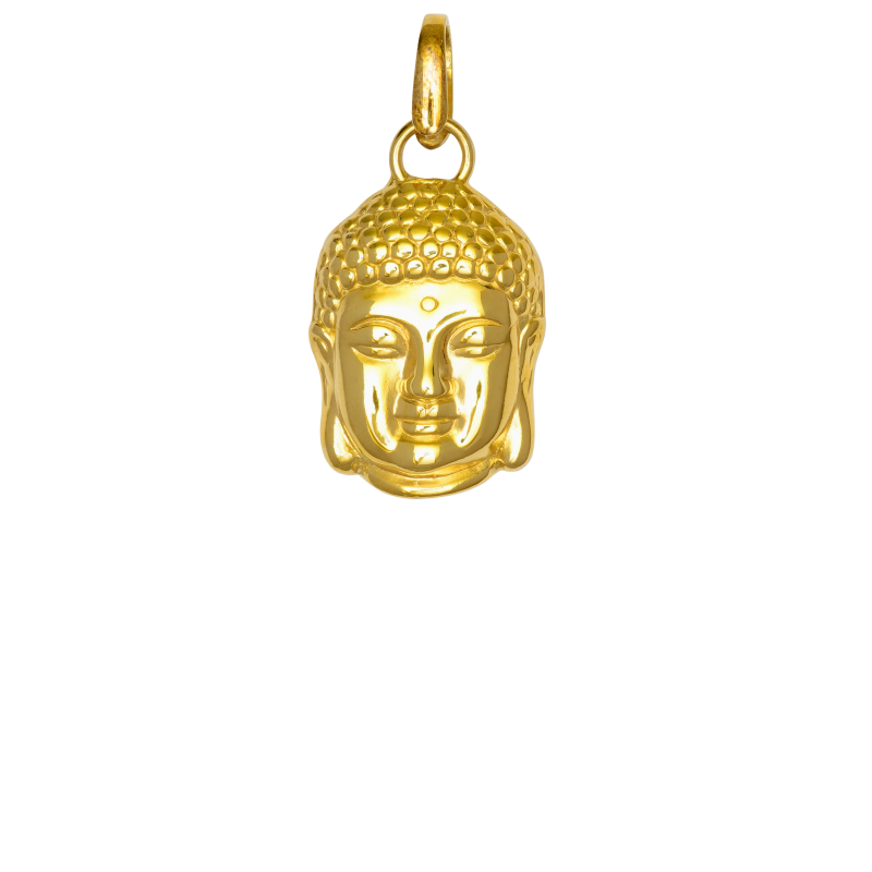 Alia for You 925 sterling silver, gold plated Buddha pendant