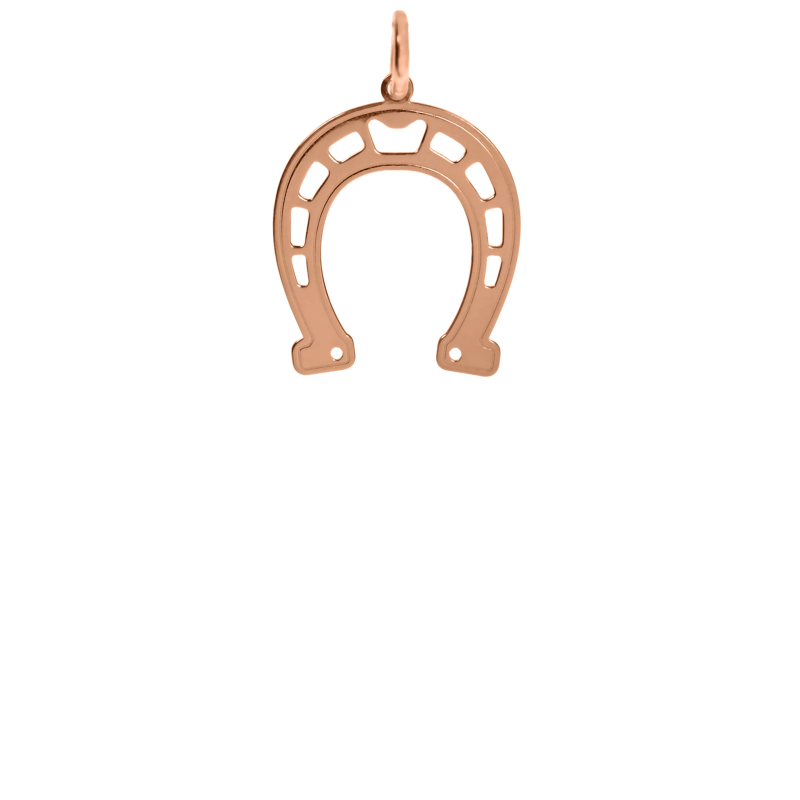 Horseshoe 925 sterling silver pendant