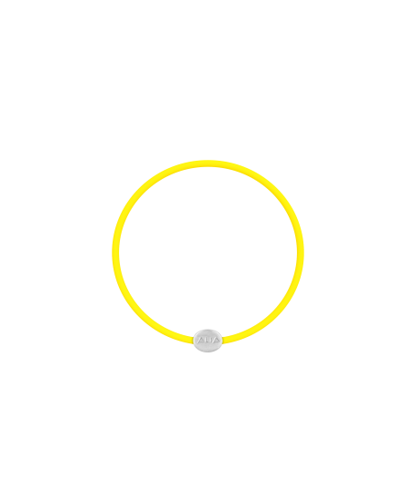 BEAD BRACELET - YELLOW CAOUTCHOUC