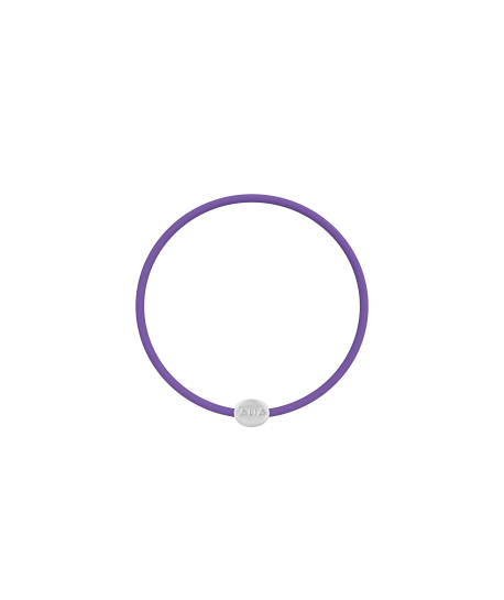 BEAD BARCELET - PURPLE CAOUTCHOUC