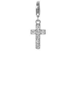 CHARM PENDANT - CROSS WITH STONES