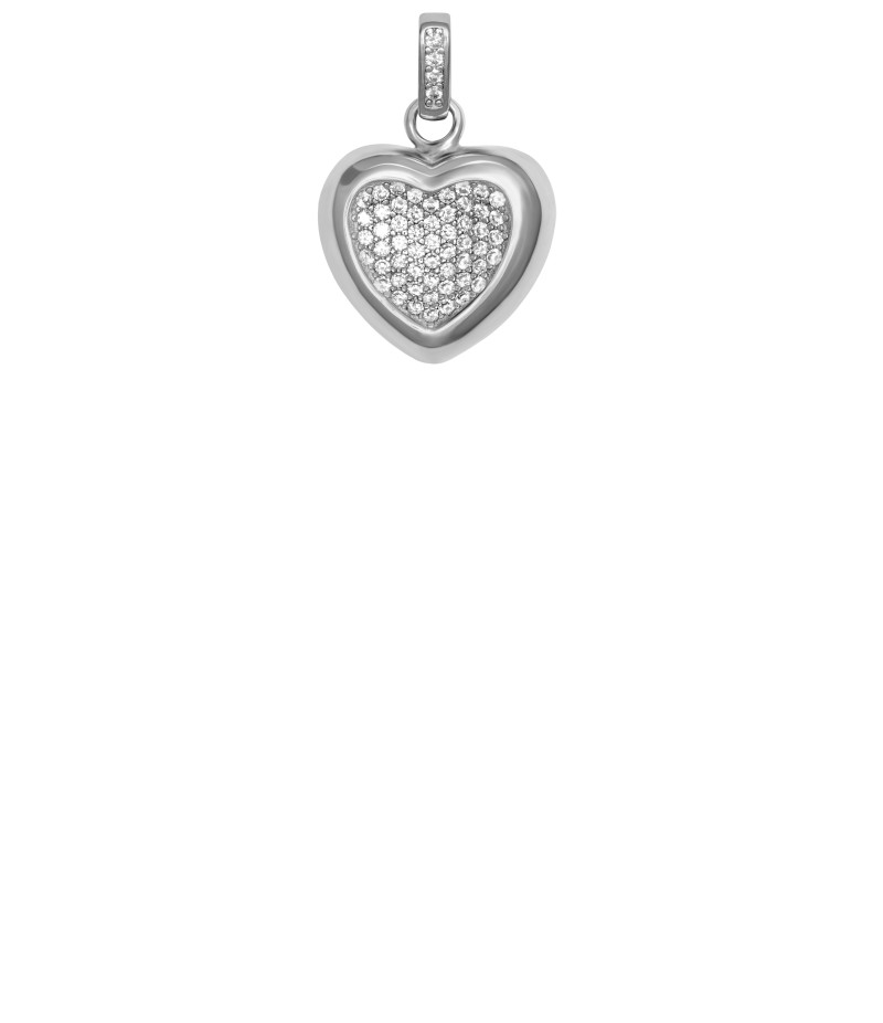 Heart 925 sterling silver pendant