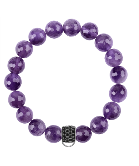 CHARM BRACELET- AMETHYST