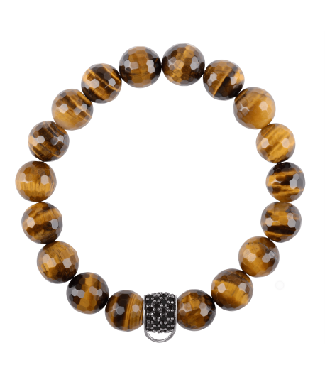 CHARM BRACELET- TIGER'S EYE