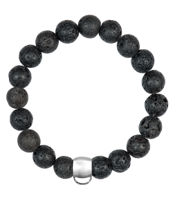 CHARM BRACELET - LAVA STONE