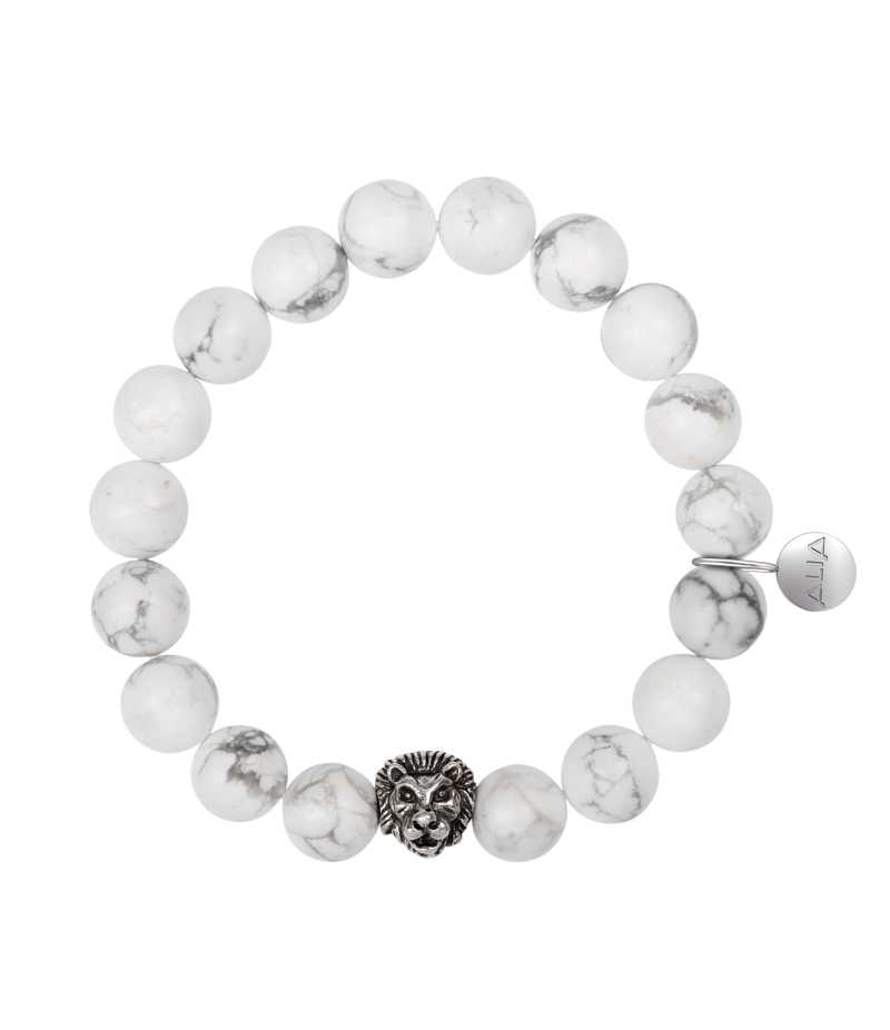 Alia for You 925 sterling silver lion mineral bracelet