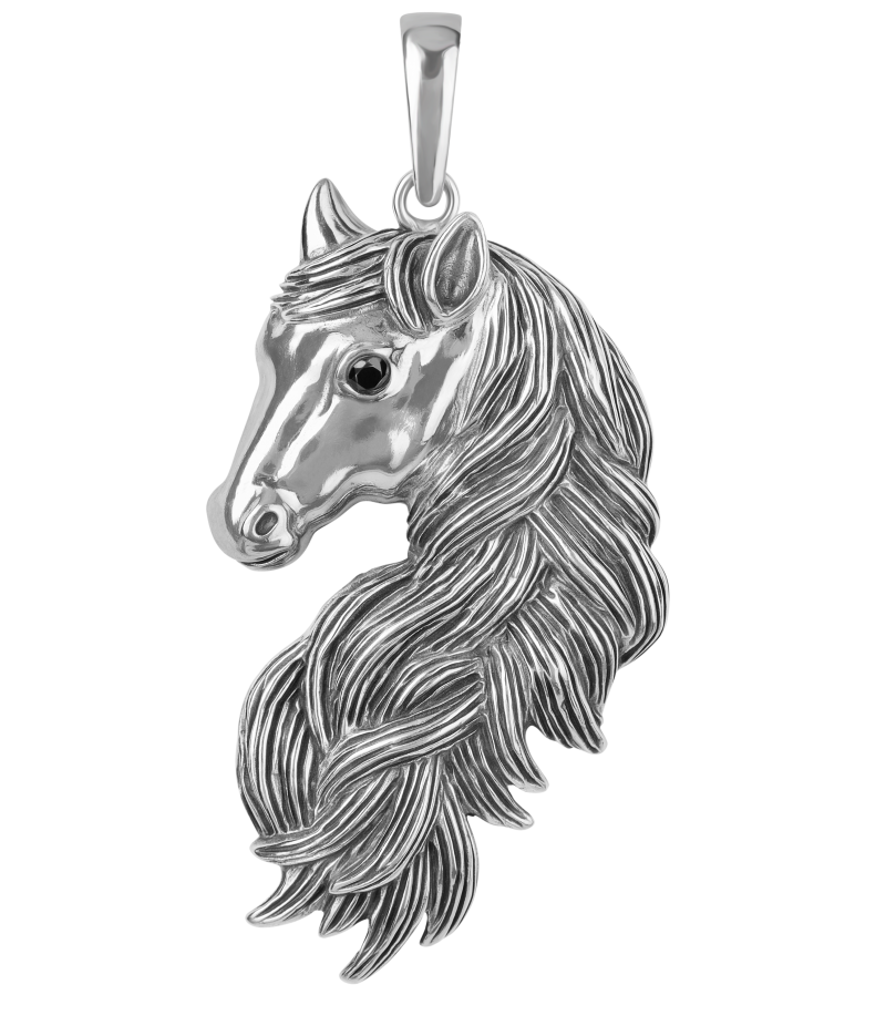 Alia for You 925 sterling silver horse pendant