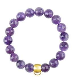 CHARM BRACELET - AMETHYST