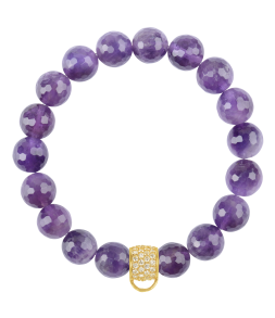 CHARM BRACELET - AMETHYST