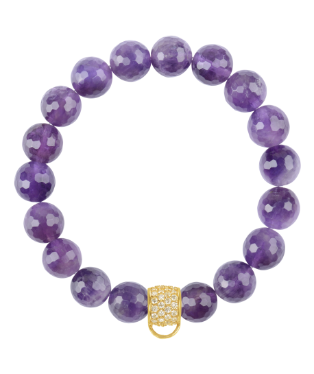 CHARM BRACELET - AMETHYST