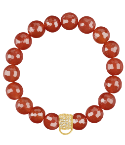 CHARM BRACELET - CARNELIAN