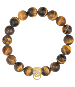 CHARM BRACELET - TIGER'S EYE