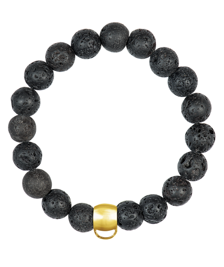 CHARM BRACELET - LAVA STONE