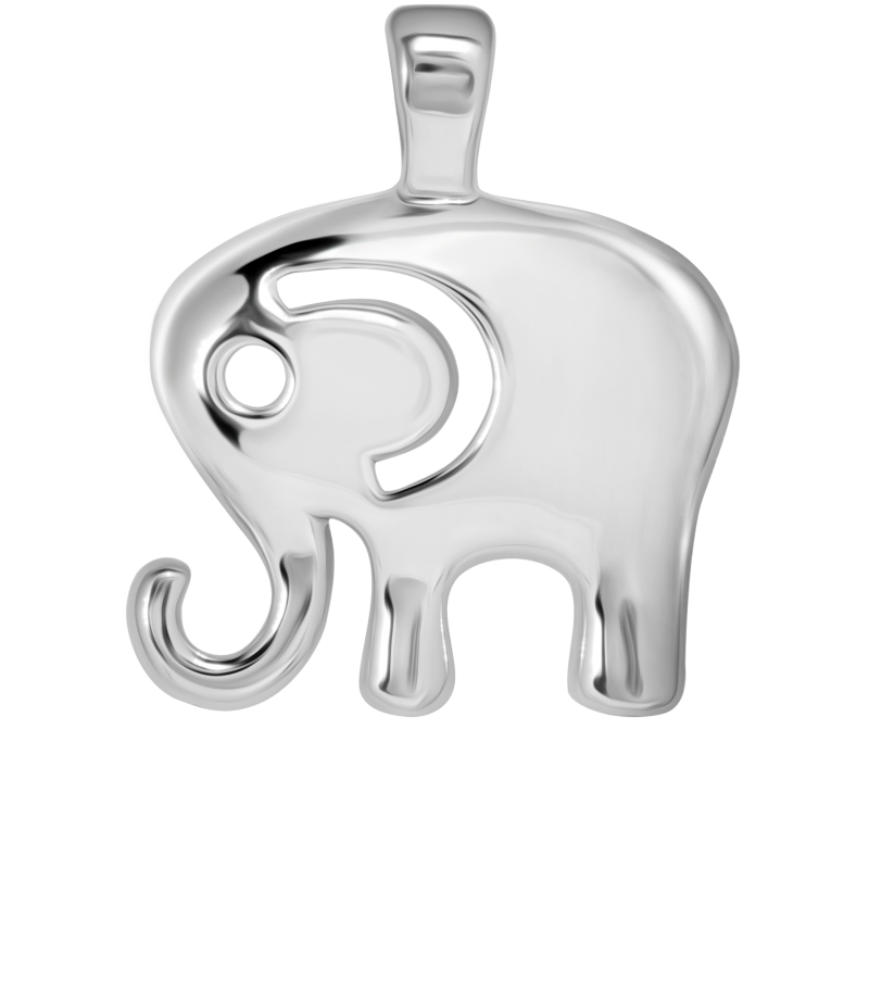 Elephant 925 sterling silver  pendant