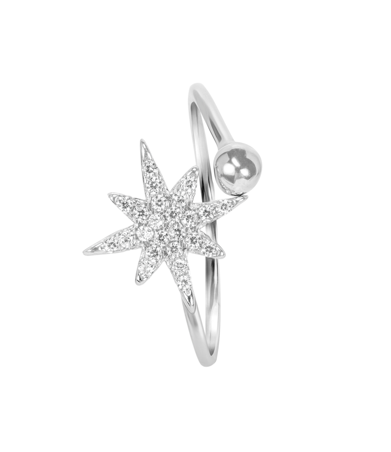 Star 925 sterling silver ring