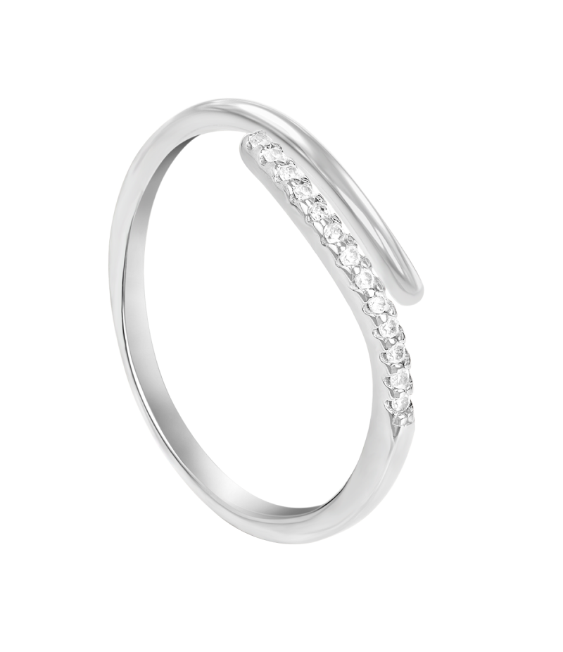 Wave 925 sterling silver ring