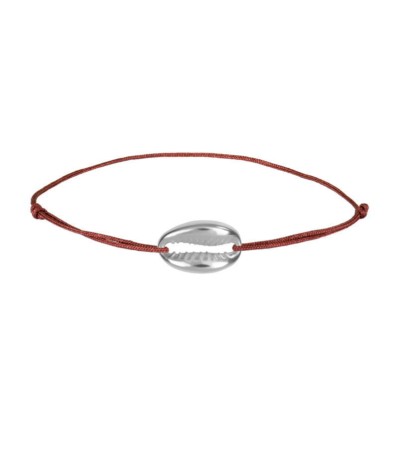 Shell 925 sterling silver textile luck bracelet Shell 925 sterling silver textile luck bracelet