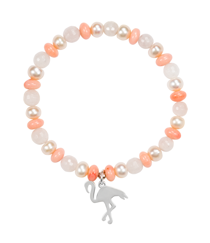 Flamingo 925 sterling silver bracelet