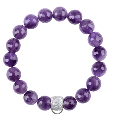 CHARM BRACELET - AMETHYST