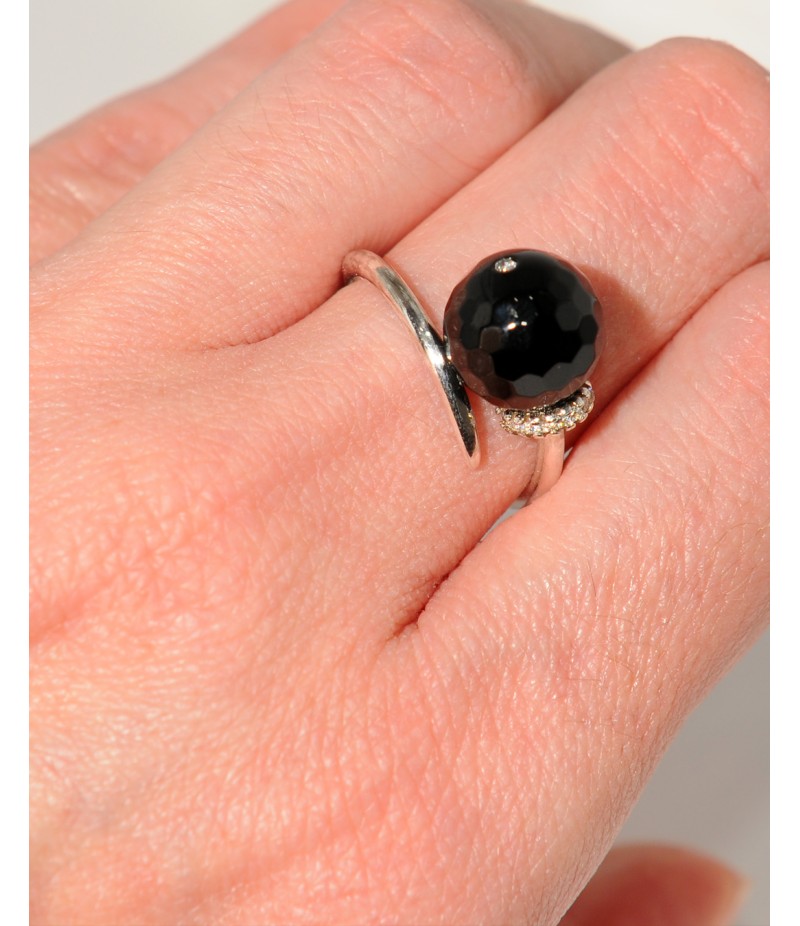 Onyx 925 sterling silver ring