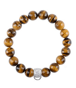 CHARM BRACELET - TIGER'S EYE