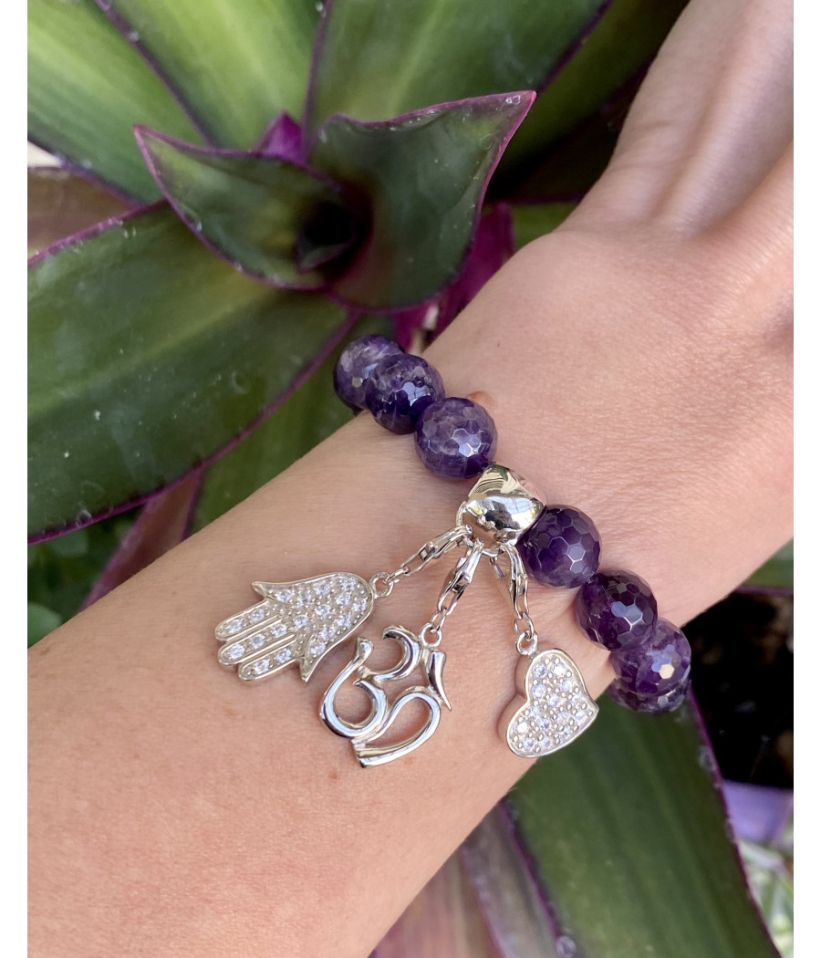 Alia for You 925-ös sterling ezüst aum mantra charm