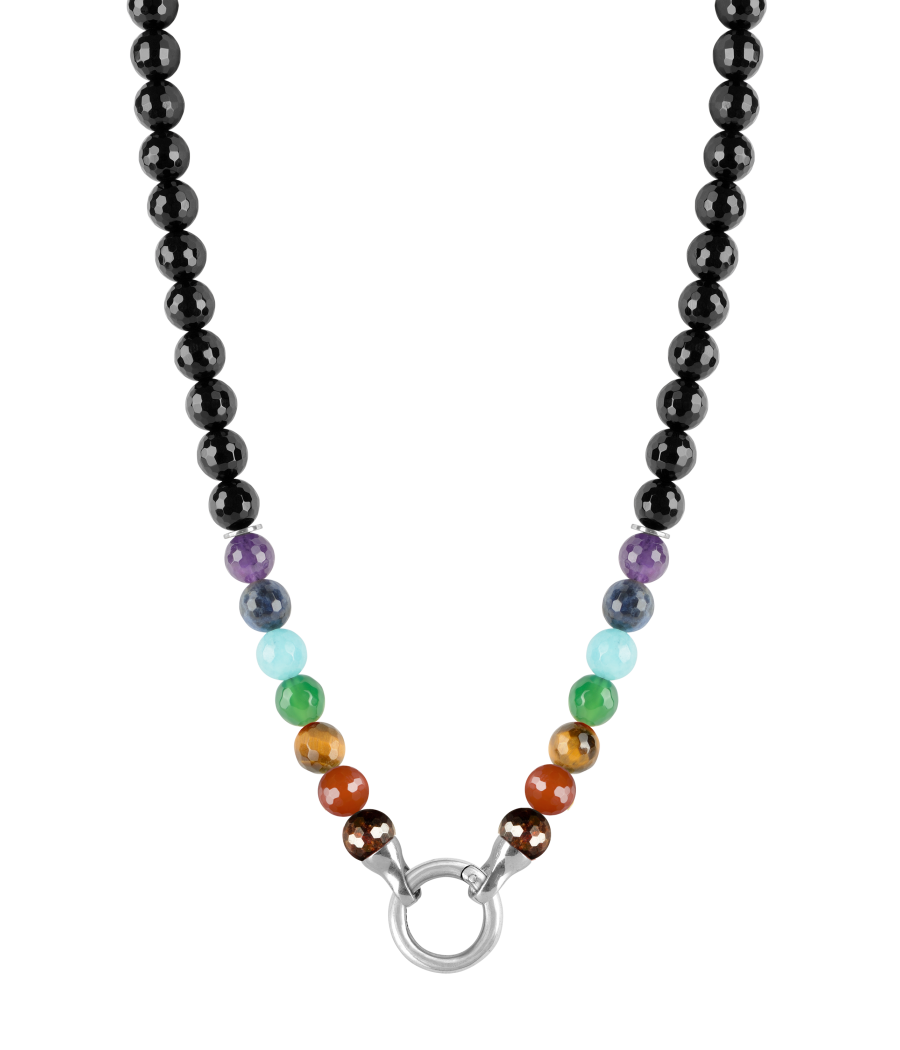 Chakra 925 sterling silver change necklace