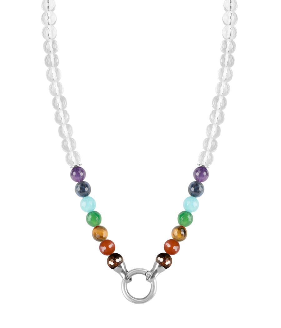 Chakra 925 sterling silver change necklace