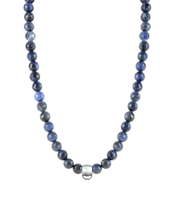 CHARM SODALITE NECKLACE - SMALL CHARM CARRIER WITHOUT STONE