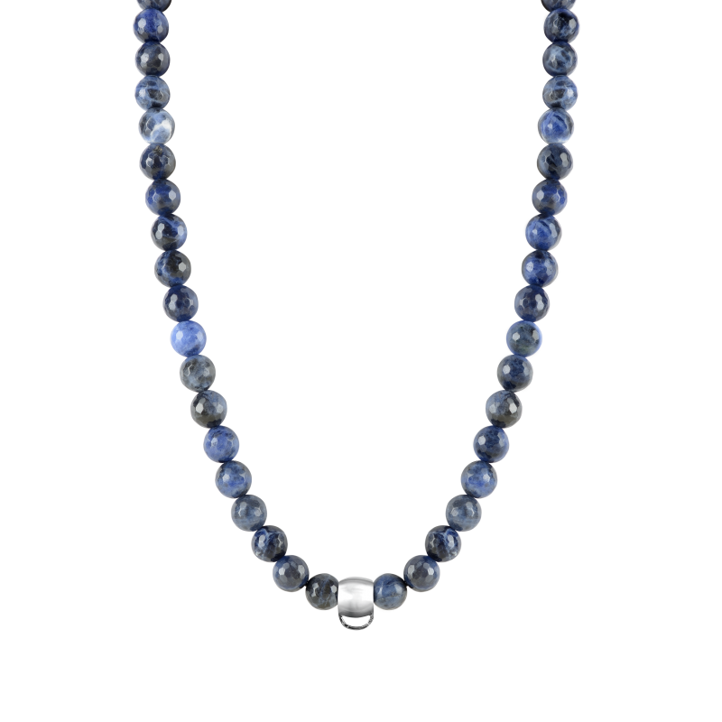 Sodalite 925 sterling silver charm necklace