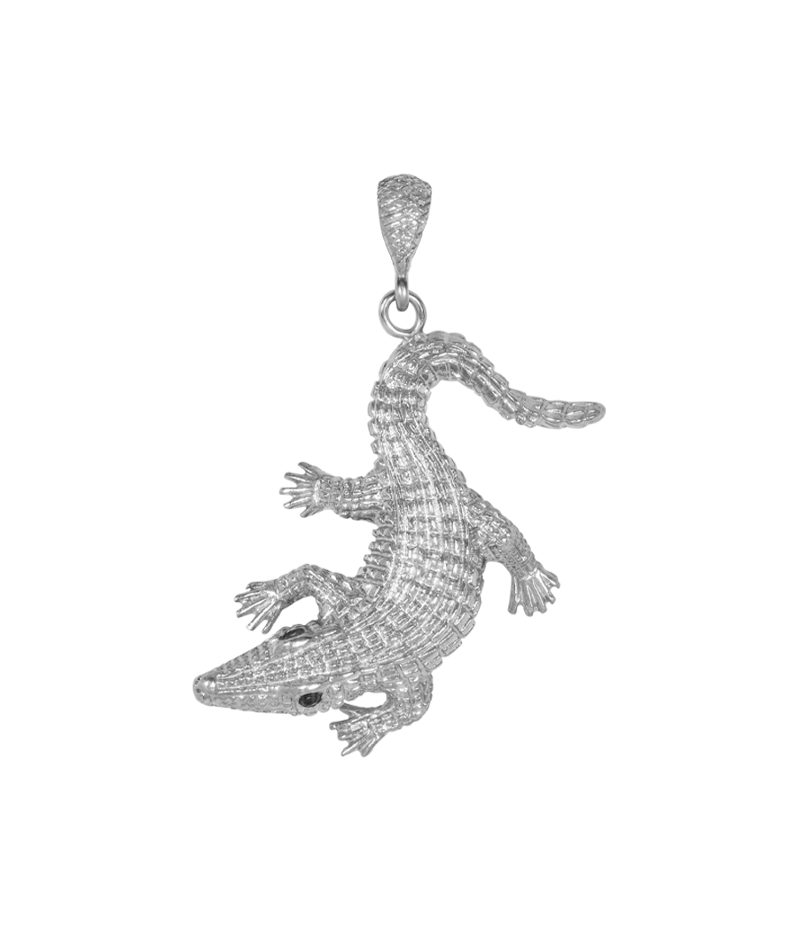 Crocodile 925 sterling silver pendant Crocodile 925 sterling silver pendant