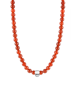 CHARM CARNELIAN NECKLACE - SMALL CHARM CARRIER WITHOUT STONE