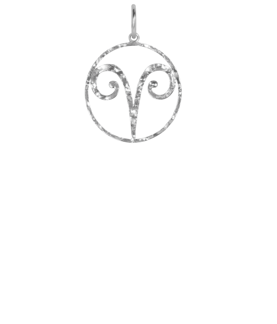 Aries 925 sterling silver pendant