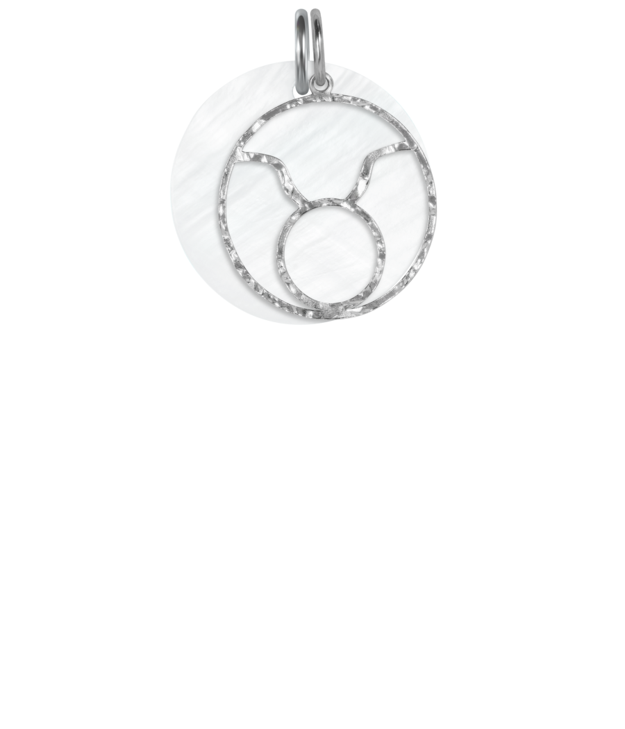 Taurus 925 sterling silver pendant